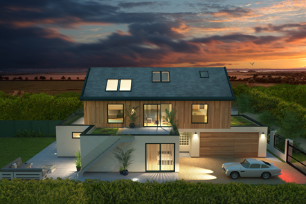 Exterior shot of house