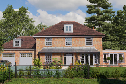 Exterior shot of house