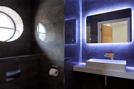 Image of designer bathroom