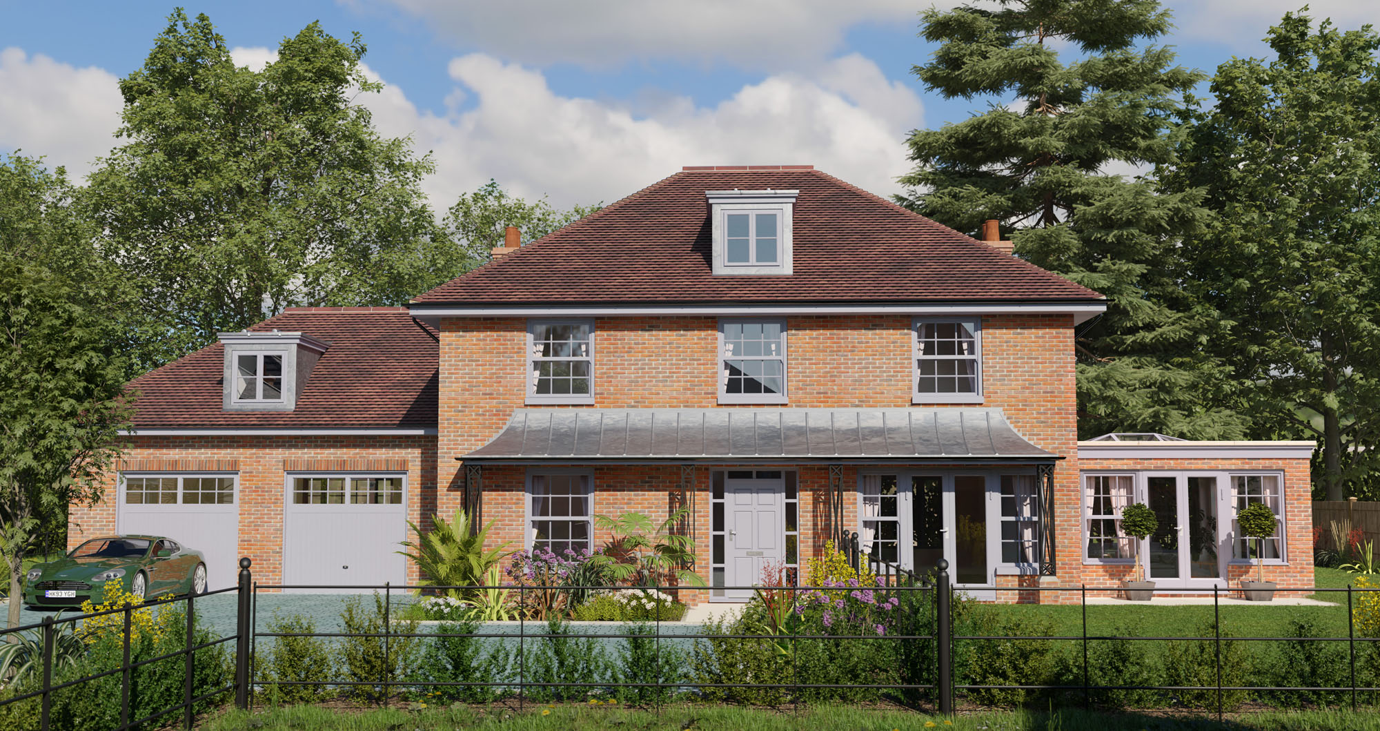Rendered image of house in Emsworth